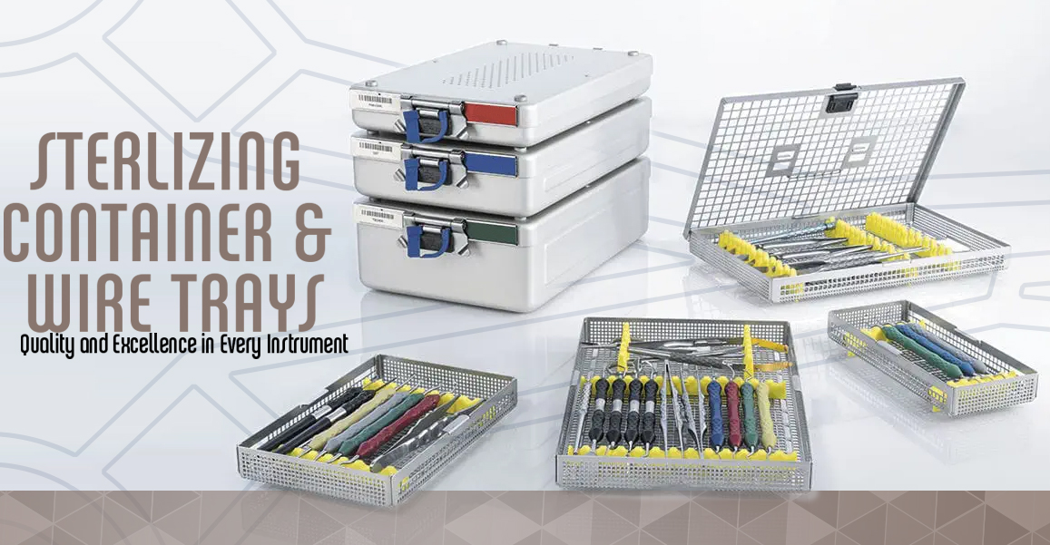Sterlizing Container & Wire Trays
